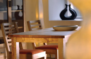 Tisch Aketi mit Stuhl Shaki