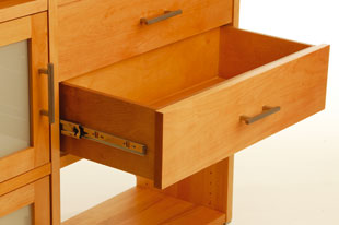 Detailansicht: Schublade mit Vollauszug, Innenh�he 15 cm