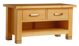 Kommode Keduna K-K10, Erle Kirsche gebeizt und lackiert